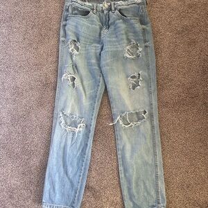 Aeropostale Light Blue Distressed Jeans